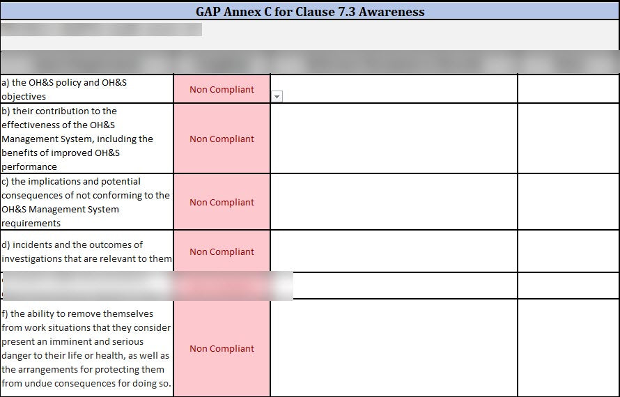 Internal Audit Checklist