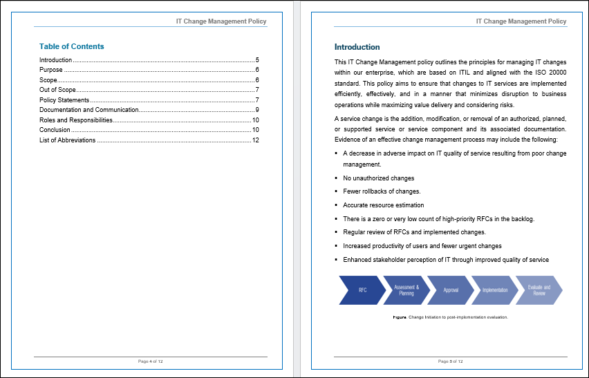 IT ChangeManagement Policy Template